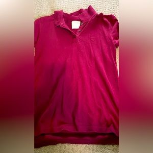 Like new Abercrombie burgundy polo
